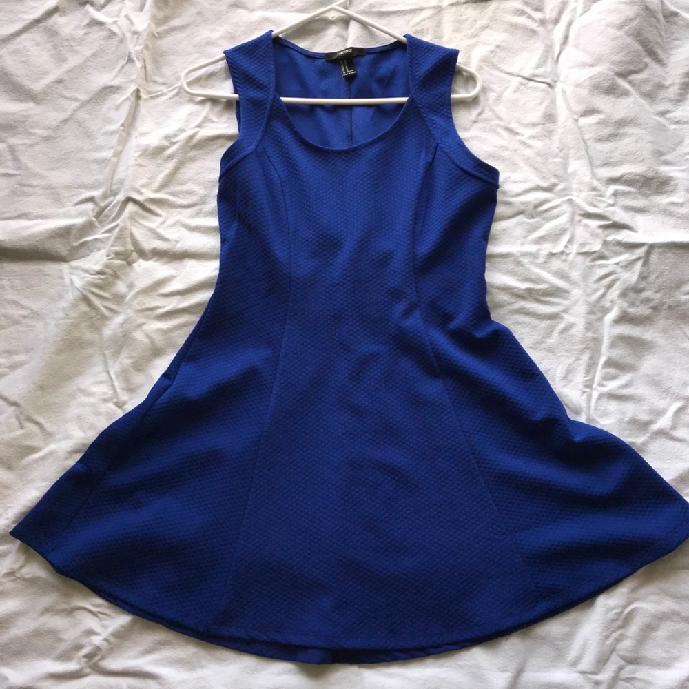 Forever 21 blue skater dress